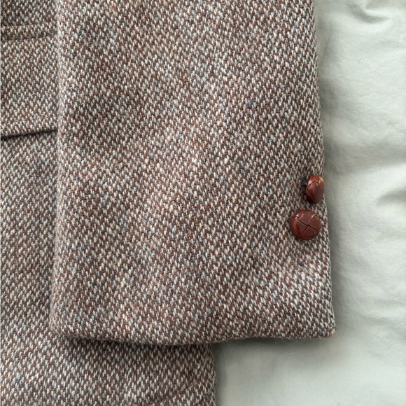 Brown Harris Tweed Sportcoat 40L - Picture 11 of 11
